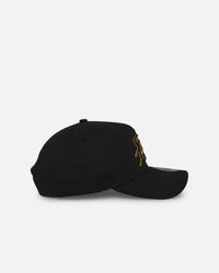 New Era Oklahoma City Thunder 'NBA Black & Gold Embroidery' 9FORTY A-Frame Snapback Black/Gold