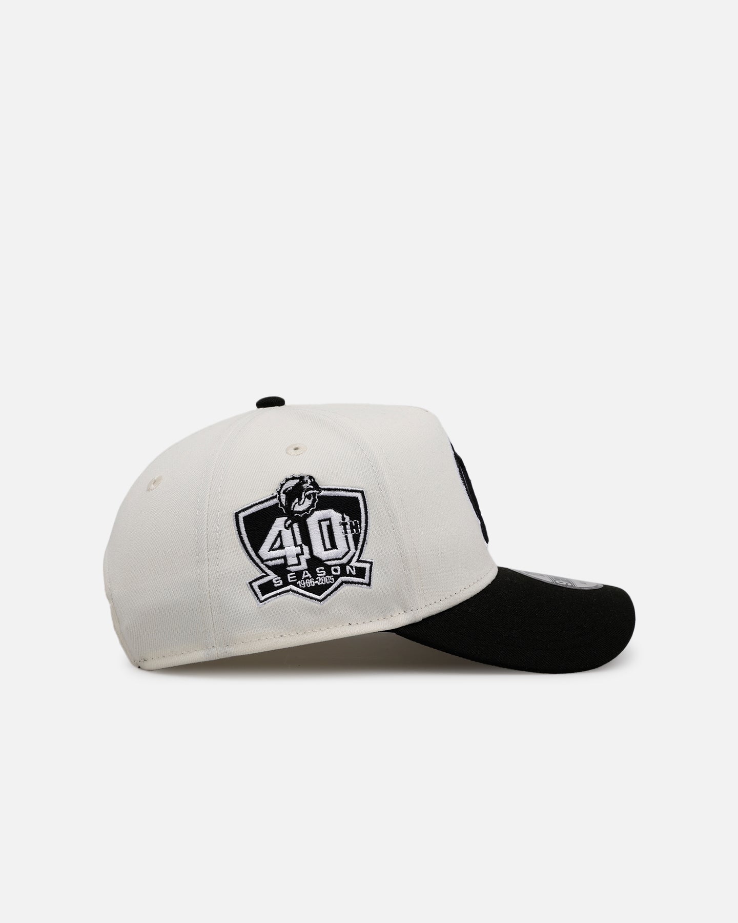 New Era Miami Dolphins 'Chrome Black' 9FORTY A-Frame Snapback