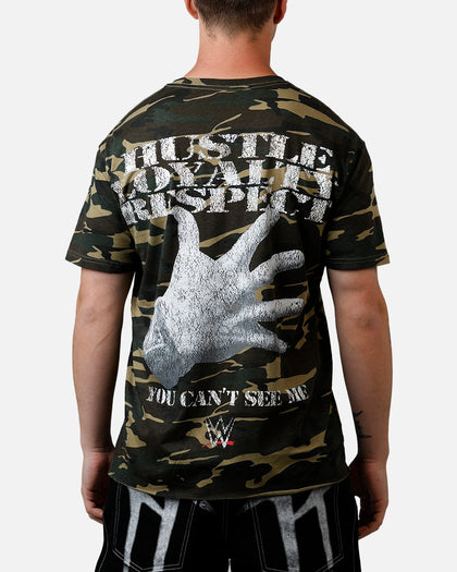 Culture Kings X WWE John Cena Ruthless Aggression Vintage T-Shirt Woodland Camo