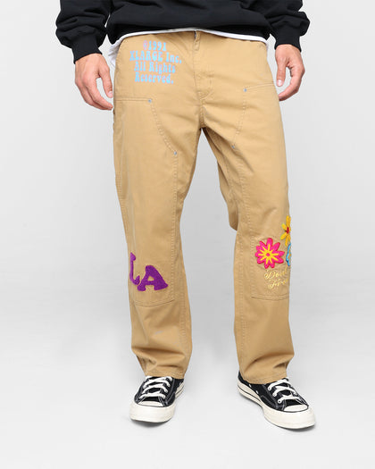 X-Large Daisy Double Knee Work Pants Khaki