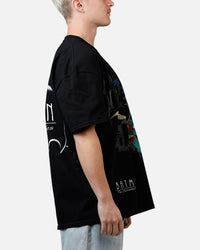 73Studio X DC 1992 Batman And Robin Heavyweight T-Shirt Black