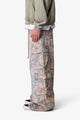 MNML Rave Double Cargo Pants Grass Camo