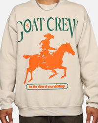 Goat Crew Destiny Rider Crewneck Sand