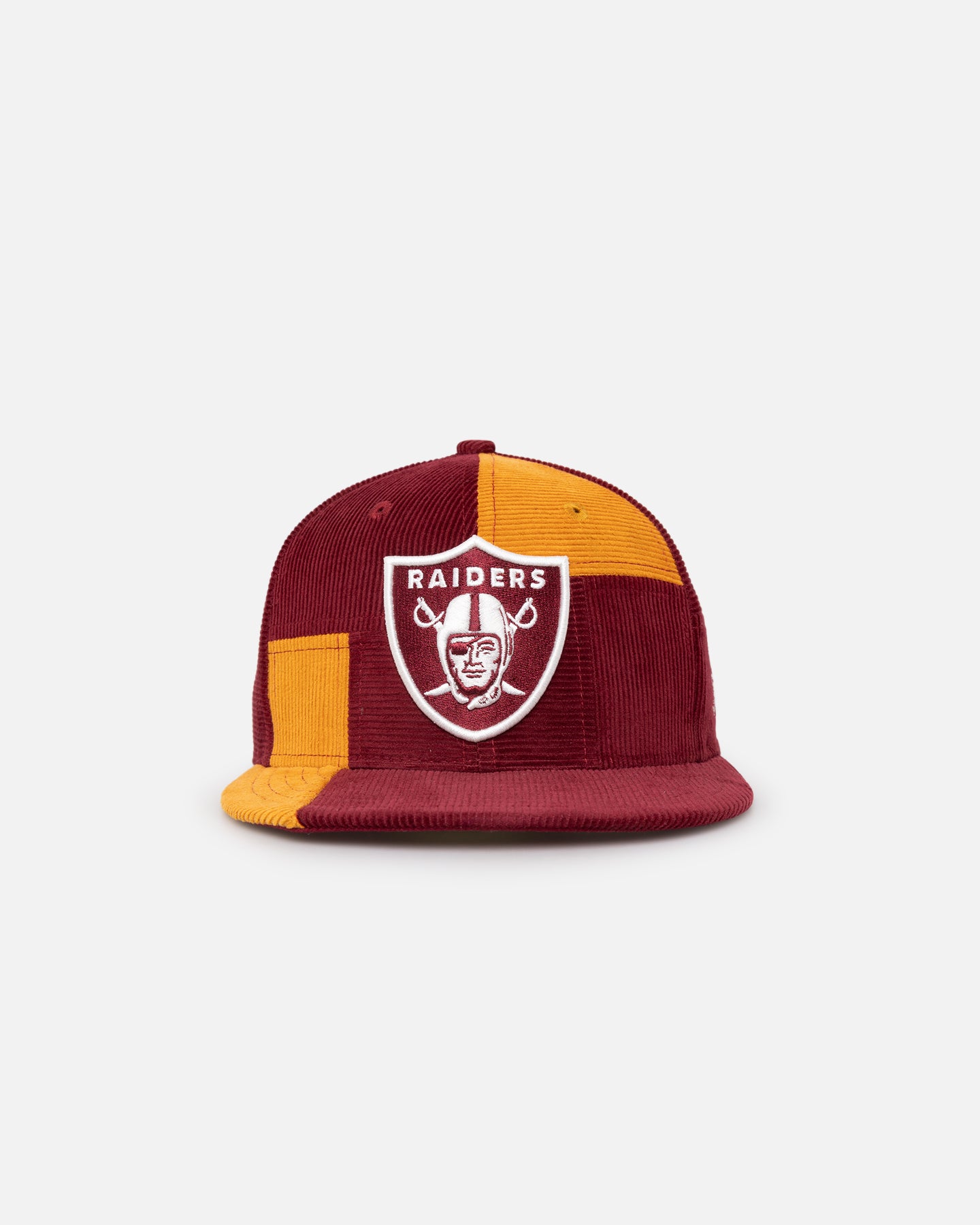 New Era Las Vegas Raiders 'Maroon Patchwork Corduroy' 59FIFTY