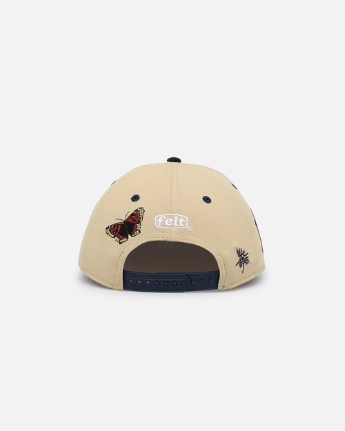 New Era X Felt New York Yankees 9FIFTY Snapback Vegas Gold