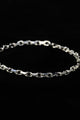 House Of Auric Straight Cut Cable Bracelet Sterling Silver
