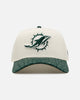 New Era Miami Dolphins 'Croc Skin 2.0' 9FORTY A-Frame Snapback Chrome/Dark Green