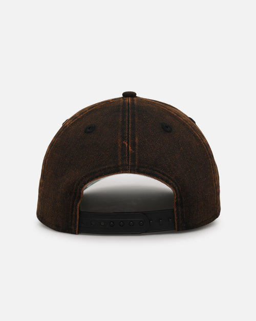 New Era Baltimore Ravens 'Black Washed Official Team Color' 9FORTY A-Frame Snapback Washed Black