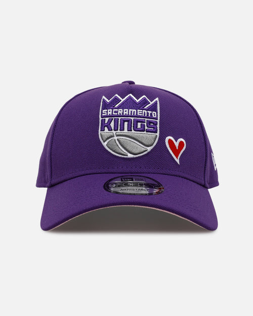 New Era Sacramento Kings 'Team Color Hearts' 9FORTY A-Frame Snapback Official Team Color