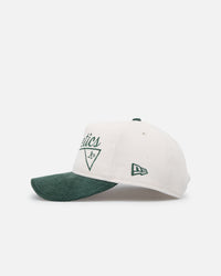New Era Oakland Athletics'Heritage Golf' Pre-Curved Golfer Snapback Chrome White