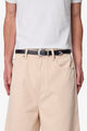 MNML Slim Western Belt Black
