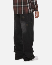 Saint Morta Amplus Pyre Jeans Black Shadow