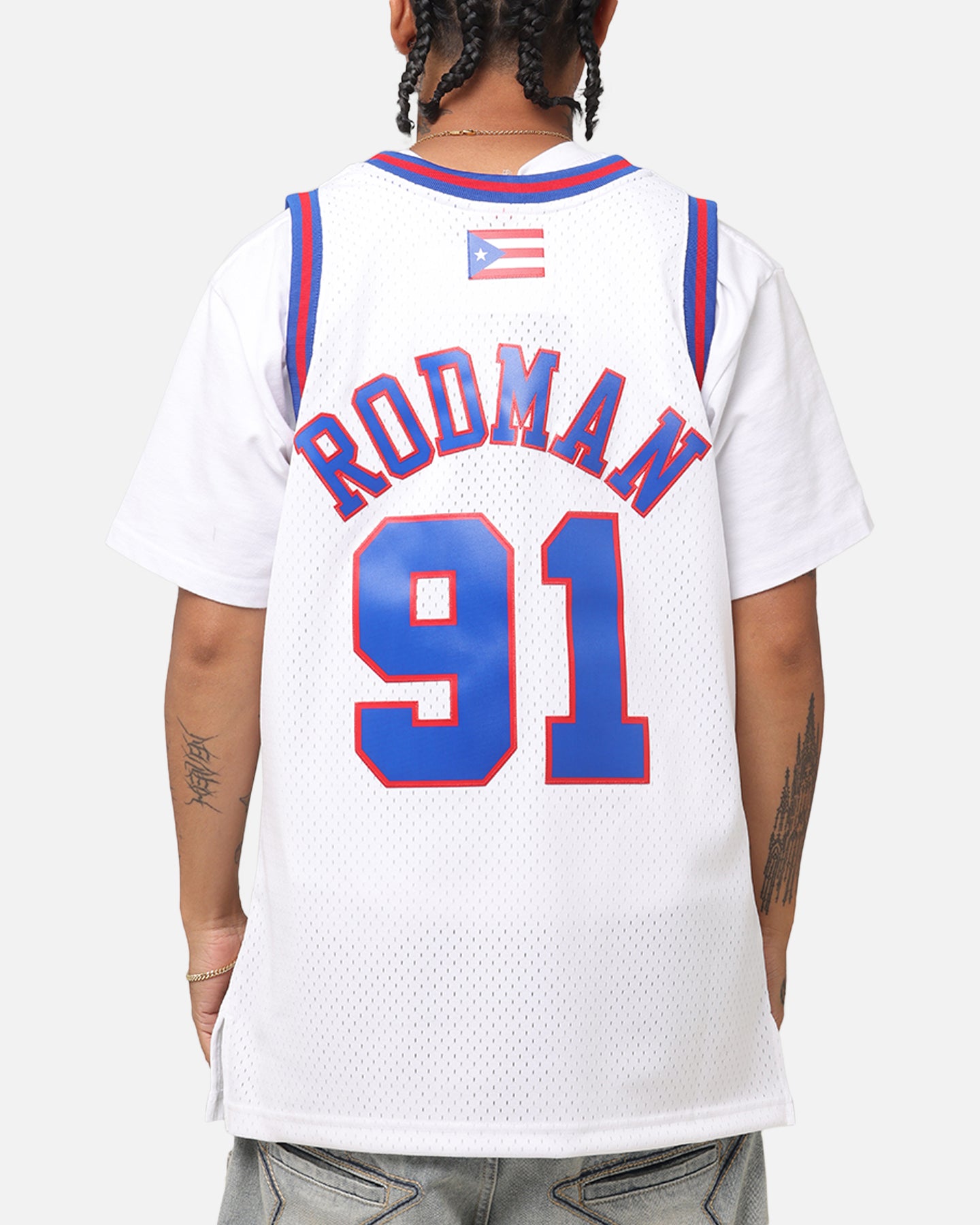 Mitchell & Ness Chicago Bulls Dennis Rodman #91 'Flags Collection