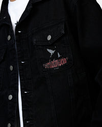 Saint Morta Amorfati Denim Jacket Black Shadow