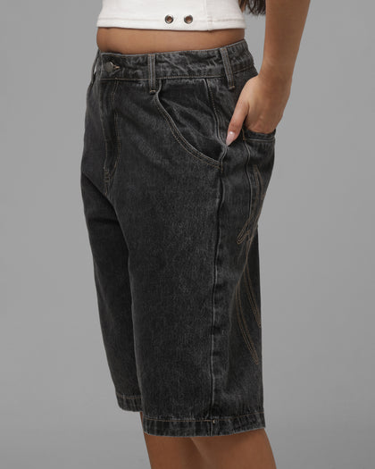 Loiter Star Born Jorts Dirty Grey