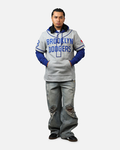 47 Brand Los Angeles Dodgers Game Hoodie Grey/Navy