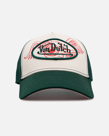 Von Dutch Flying Eye Trucker Snapback Green
