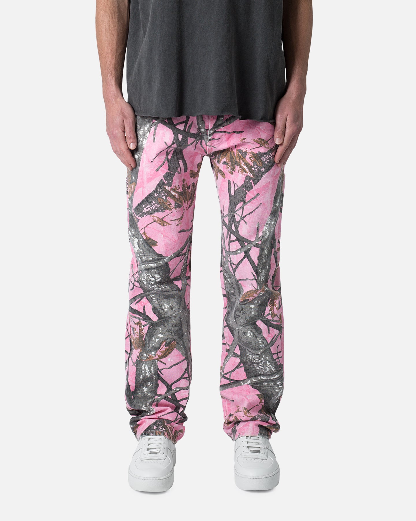MNML V603 Camo Carpenter Pants Pink | Culture Kings US