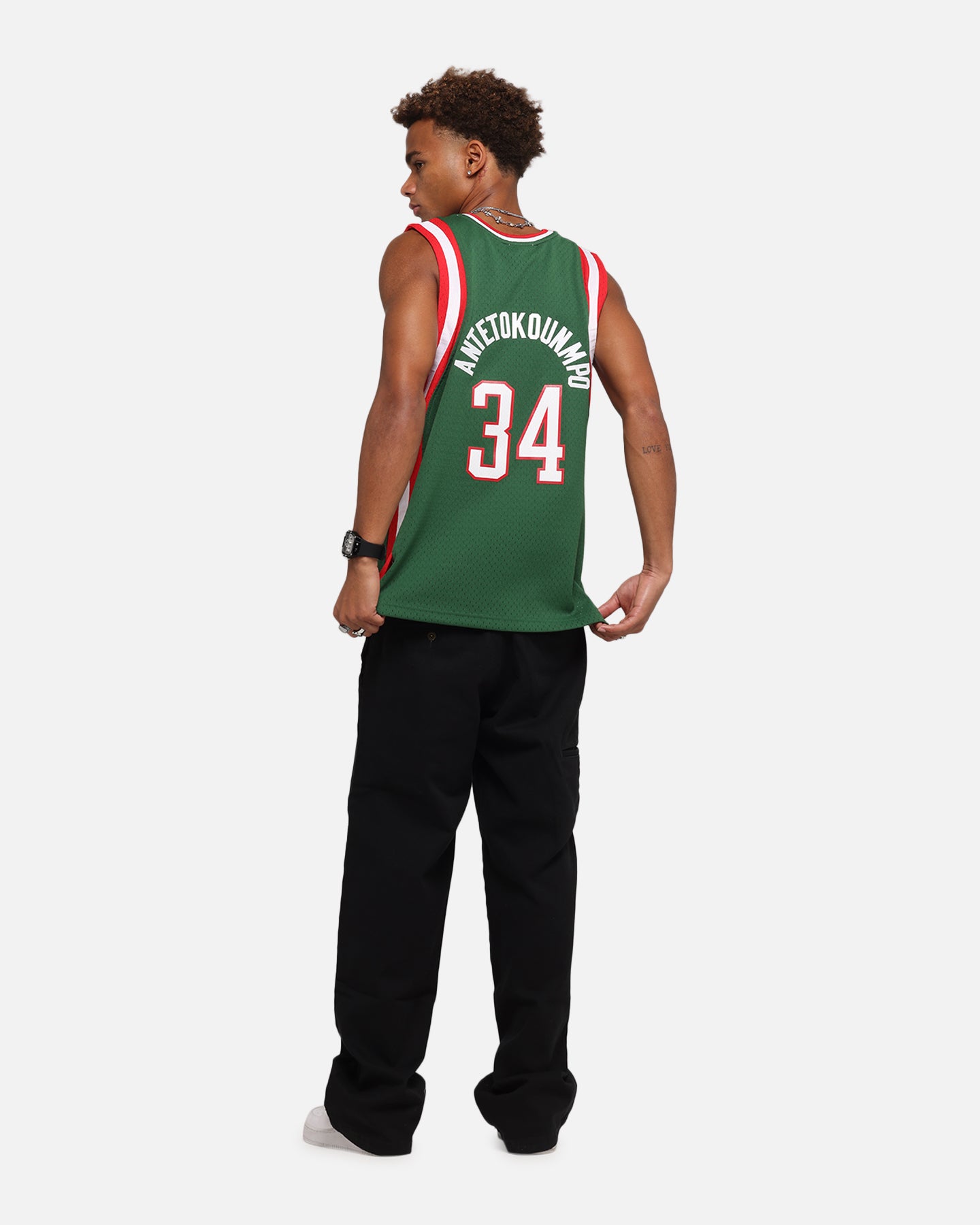 Mitchell & Ness Milwaukee Bucks Giannis Antetokounmpo Swing Jersey