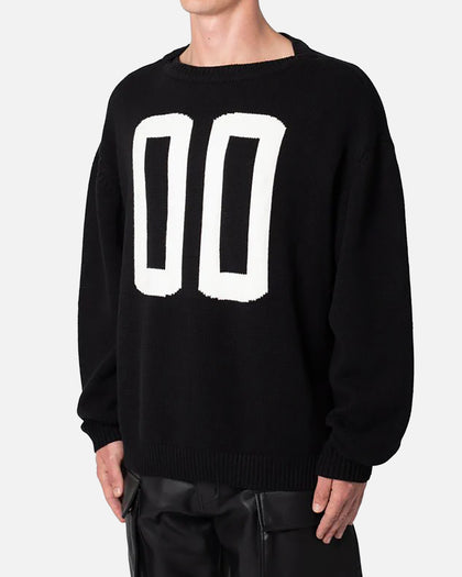 MNML Varsity Knit Sweater Black