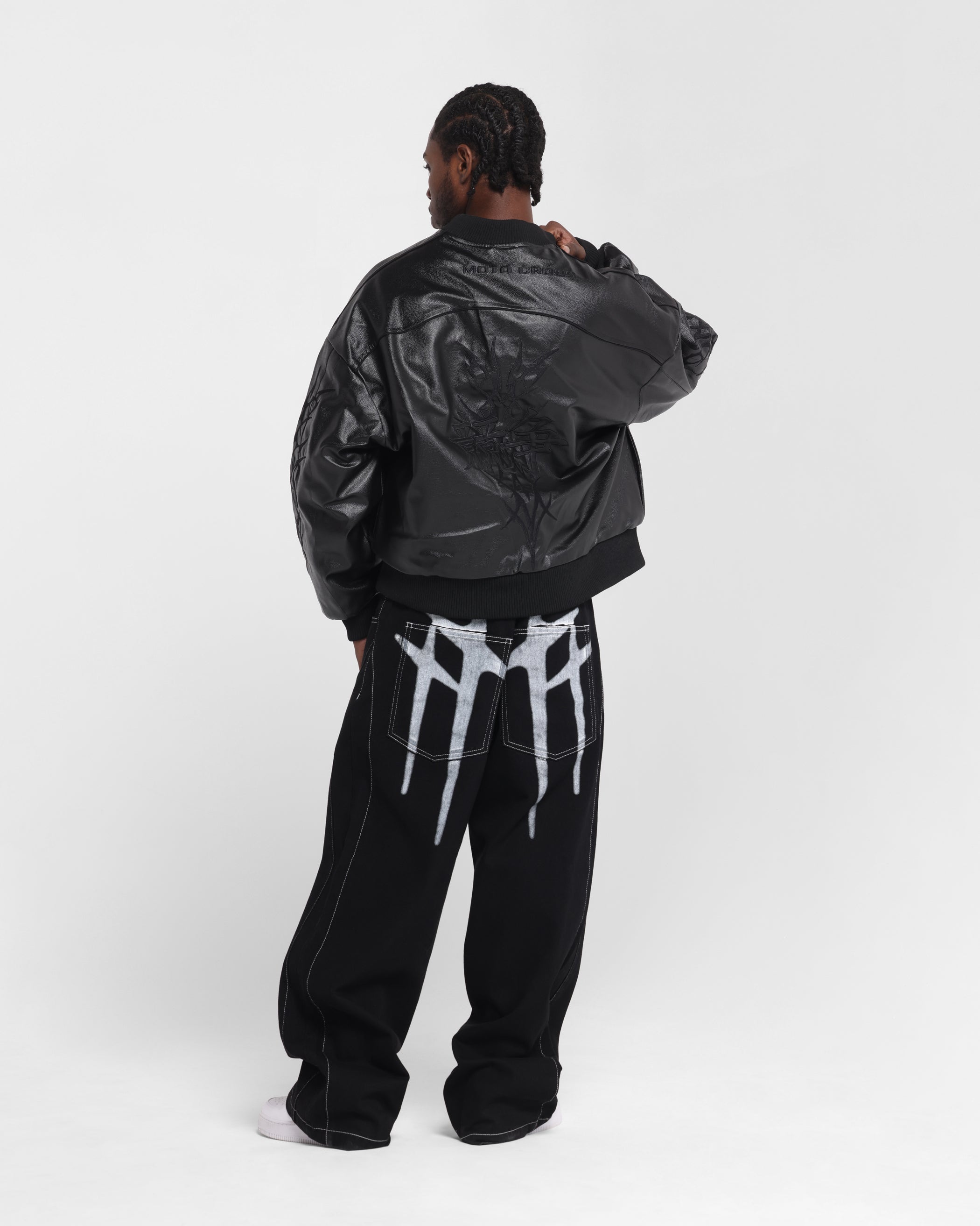 Loiter Tokyo Drift Vegan Leather Jacket Black | Culture Kings US