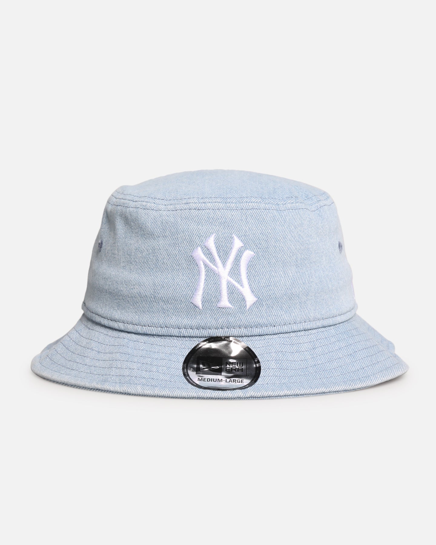 New Era New York Yankees 'Washed Denim' Bucket Hat Blue Washed