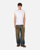 Saint Morta Scription Oversized Muscle T-Shirt White