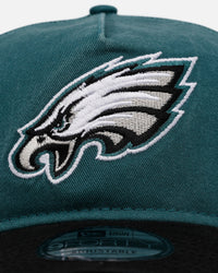 New Era Philadelphia Eagles 'Washed Truckers' 9FORTY A-Frame Trucker Snapback Official Team Color
