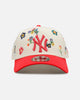 New Era New York Yankees Summer Flowers 3.0 9FORTY A-Frame Snapback Pink