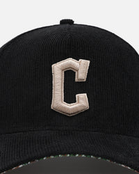 New Era Cleveland Guardians 9FORTY A-Frame Snapback Black/Plaid
