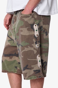 MNML Baggy Mojave Canvas Short Camo