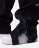 MNML Straight Leather Snap Zipper Cargo Pants Black
