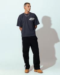 Loiter Repressed Box T-Shirt Charcoal