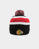 47 Brand Chicago Blackhawks Breakaway Cuff Knit Black