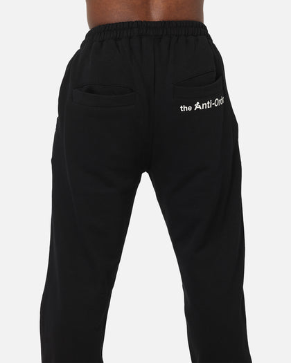 The Anti Order Reverse Logo Track Pants Black