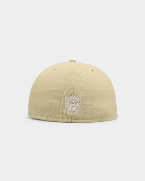 New Era San Francisco 49ers 'Raffia Front' 59FIFTY Fitted Vegas Gold