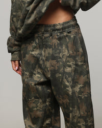 American Thrift Wide Leg Pants Camo