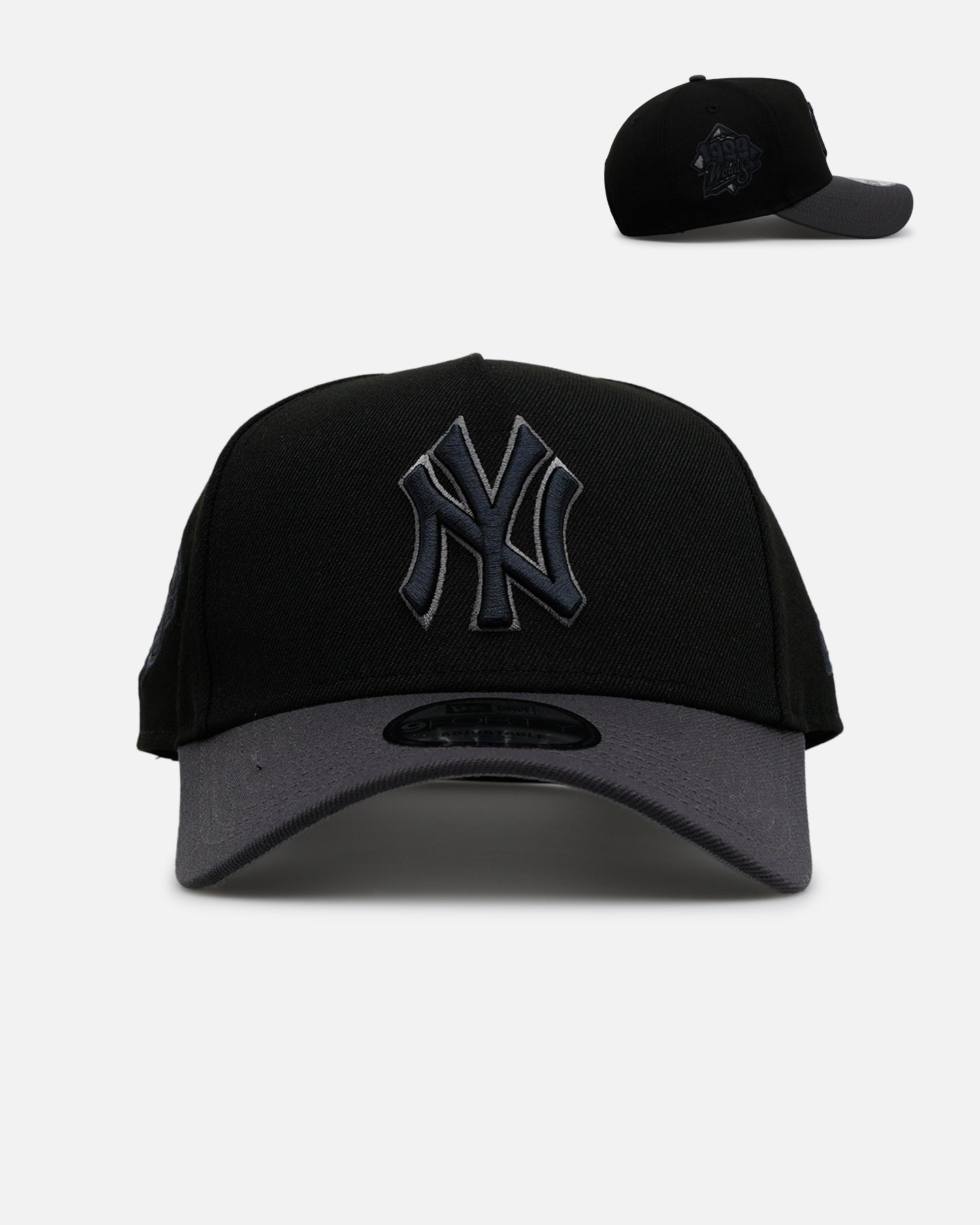 New Era New York Yankees 'Stealth' 9FORTY A-Frame Snapback Black