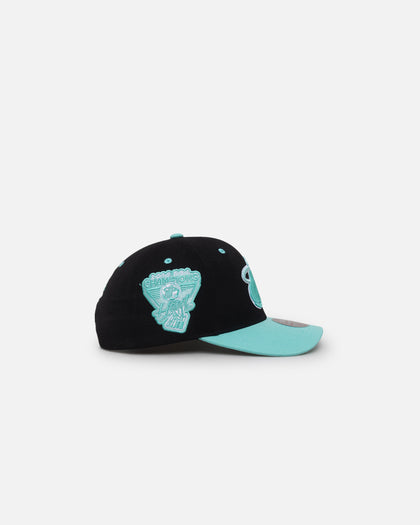 Mitchell & Ness Miami Heat "Ice Blue" Script Origin Snapback Black/Ice Blue
