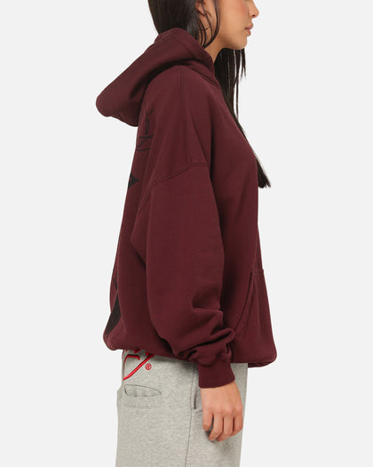 Ed Hardy Sacred Heart Hoodie Burgundy