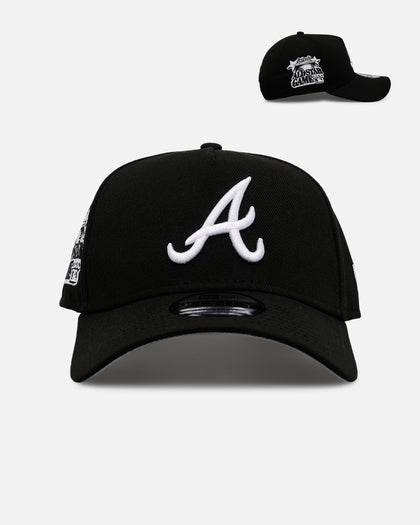New Era Atlanta Braves 'Black And White' 9FORTY A-Frame Snapback Black/White