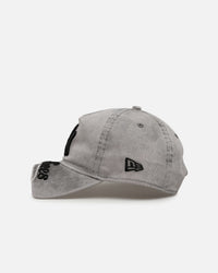 New Era New York Yankees 'Cutoff Visor' 9FORTY Snapback Washed Black