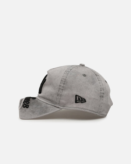 New Era New York Yankees 'Cutoff Visor' 9FORTY Snapback Washed Black