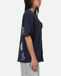 Majestic Athletic New York Yankees Splat Baseball T-Shirt Indigo