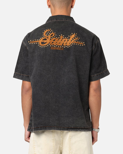 Saint Morta Rodeo Drive Button Up Shirt Black