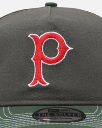 New Era Pittsburgh Pirates 'Contrast Visor' Pre-Curved Golfer Snapback Moss/Green