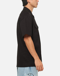 Von Dutch Oval Button Up Shirt Black