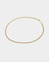 NXS 3mm Micro Cuban Chain Gold