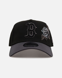 New Era Boston Red Sox 'Stealth Roses' 9FORTY A-Frame Snapback Black
