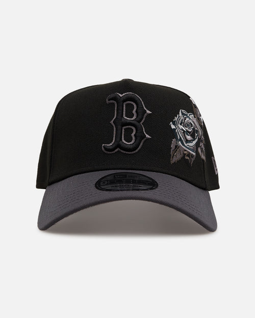 New Era Boston Red Sox 'Stealth Roses' 9FORTY A-Frame Snapback Black